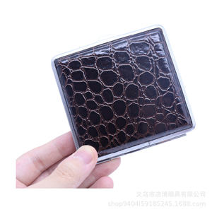 <span class=keywords><strong>Paquet</strong></span> de 20 à la mode étui à cigarettes en métal en <span class=keywords><strong>cuir</strong></span> noir étui à cigarettes en <span class=keywords><strong>cuir</strong></span> Pu - Product Image 4