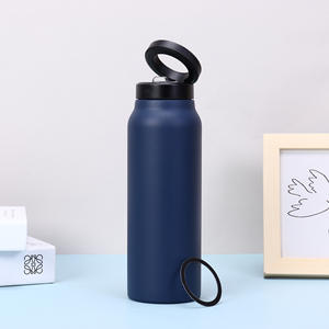 防漏24盎司Magsafe水瓶，带便携式磁性手机座手柄不锈钢绝缘水瓶 - Product Image 4