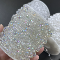 Bunga Buatan Kreatif Gypsophila Tali Pancing Rantai Mutiara DIY Aksesori Buket Buatan Tangan Hiasan Rambut Wisuda Natal