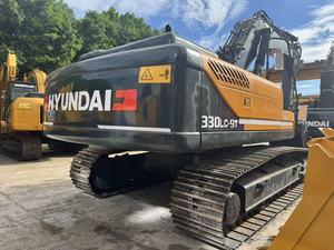รถขุดไฮดรอลิก Hyundai 330LC-9T ขนาด 30 ตัน สีเหลือง สำหรับงานก่อสร้าง รถตีนตะขาบสำหรับงานหนัก - Product Image 3