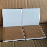 Sous-verres carrés blancs en céramique pour sublimation, personnalisables, imperméables, couleur CMYK, résistants à la chaleur, modernes, épaisseur 7 mm