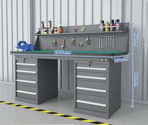 Banc de travail antistatique robuste et personnalisable ZHY-68 1800x750x1800mm pour atelier, ligne d'assemblage, inspection et maintenance - Product Image 2