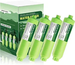 Inline Rv Waterfilter Nsf Gecertificeerd Vermindert Geuren Slechte Smaak Roest Chloor Ideaal Voor Rv En Mariene Gebruik