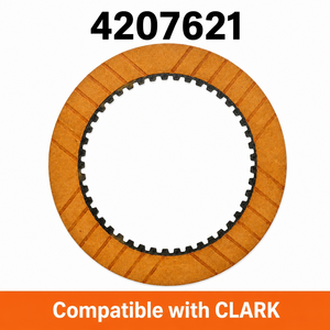 Disque d'embrayage à friction en papier pour transmission <span class=keywords><strong>CLARK</strong></span> haute performance 4207621, 133,3 mm, IT45, dents internes cb9 - Product Image 1