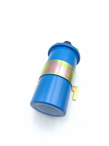 Mavi bobin, braket ile, 12 Volt, mavi renk, birincil direnç 3.3 ohm, yağ dolu, (kutulu) - Product Image 4