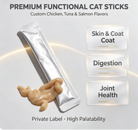 Nourriture humide pour chats à haute teneur en protéines, faible en matières grasses, sans céréales, 100% naturelle, saveur saumon, poulet, thon, pour la croissance musculaire