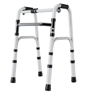 Cadre pliable réglable en aluminium à 4 pattes pour personnes âgées marcheurs handicapés aides à la marche pour adultes - Product Image 5