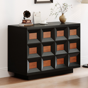 Commode <span class=keywords><strong>patchwork</strong></span>: pour le salon (comme armoire de rangement/armoire latérale de canapé) et la chambre à coucher (comme armoire de fin de lit) - Product Image 6