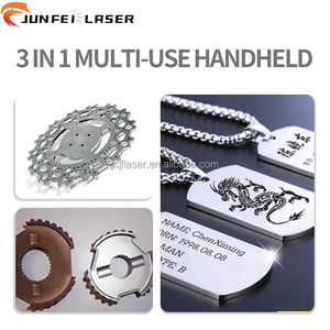 Máquina de Eliminación de Óxido Láser JUNFEI 300W 500W Portátil 3 en 1 Máquinas Láser de Pulso para Marcado, Limpieza y Corte en Aluminio y Piedra - Product Image 5