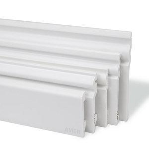 Plinthes en <span class=keywords><strong>polystyrène</strong></span> blanc en gros, installation rapide, écologiques, sans formaldéhyde - Product Image 1