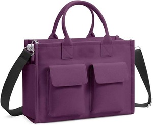 Borsa Tote in tela resistente da donna, borsa a tracolla con 9 tasche, <span class=keywords><strong>tutto</strong></span> Tote - Product Image 1
