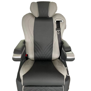 Sièges de luxe chauffants et massants pneumatiques en cuir VIP, électriques et motorisés LM 300 Captain Auto pour conversion MPV Van Alphard - Product Image 1