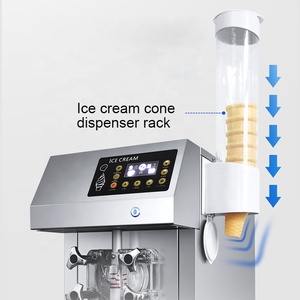 Machine à crème glacée commerciale en libre-service, à écran tactile, pour yaourt glacé et crème glacée molle, avec fonction de conservation de la fraîcheur - Product Image 5