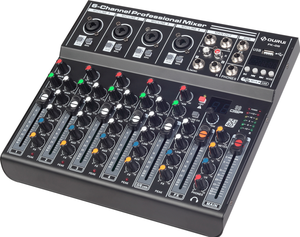 Fabricante de Mezcladoras de Audio para DJ Multicanal, Consola de Mezcla de Sonido con Ecualizador Ajustable, Equipo de Audio para Escenario con Logotipo Personalizado - Product Image 1