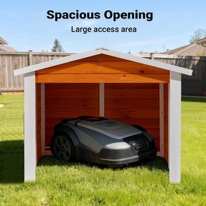 Abri de stationnement pour <span class=keywords><strong>robot</strong></span> tondeuse, protection contre les intempéries et les UV, Robomower - Product Image 4
