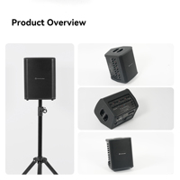 Enceinte Musiccube T3Pro pour buskings, système audio professionnel amplifié classe D, portable, avec module numérique DSP