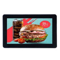 Android Wifi 10,1 13,3 15,6 pulgadas montaje en pared pantalla publicitaria reproductor de vídeo señalización Digital pantalla LCD
