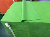 Feuille de papier bond coloré recyclable en pâte recyclée épaissie de 120 g