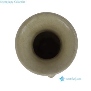 RXEN01-A Vintage de la <span class=keywords><strong>dynastie</strong></span> Song Glaçure céladon grisâtre Vase Zun décoré à trois moutons - Product Image 3