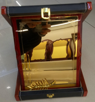Plaque en bois avec plaque de récompense Offre Spéciale plaques gravées en métal avec logo personnalisé bon marché personnalisé