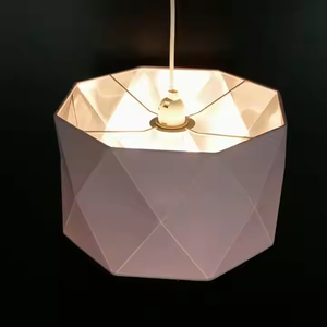 Modernità nordica moda di alta qualità <span class=keywords><strong>Beige</strong></span> lampada pendente a sospensione con <span class=keywords><strong>paralume</strong></span> in tessuto per Hotel a casa - Product Image 1