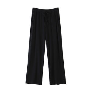 ชุดเซ็ทลำลองสำหรับผู้หญิง Runqi N8352 สีเทา สองชิ้น เสื้อแขนยาว กางเกงขายาวเอวสูง ทรงขากว้าง ไซส์พลัส แฟชั่น ผ้าโมดอลผสม - Product Image 3