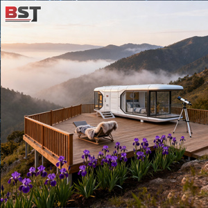 Villa Capsule de <span class=keywords><strong>Camping</strong></span> Préfabriquée en Acier BST Moderne et Luxueuse avec Système Intelligent – Cabine Conteneur - Product Image 2
