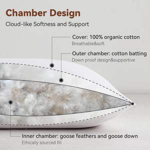 <span class=keywords><strong>Oreiller</strong></span> de lit <span class=keywords><strong>moelleux</strong></span> de qualité hôtelière, <span class=keywords><strong>oreiller</strong></span> doux pour dormir, housse en coton biologique, <span class=keywords><strong>oreiller</strong></span> en duvet de luxe, taille standard - Product Image 5