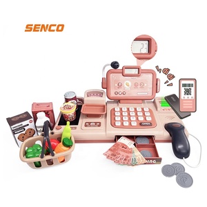 <span class=keywords><strong>Jouet</strong></span> <span class=keywords><strong>caisse</strong></span> <span class=keywords><strong>enregistreuse</strong></span> électronique DIY pour enfants <span class=keywords><strong>avec</strong></span> <span class=keywords><strong>scanner</strong></span> et microphone, <span class=keywords><strong>jouet</strong></span> éducatif pour faire les courses - Product Image 1