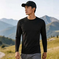 Sweat-shirt personnalisé 400 g/m² en polyester de luxe pour homme, avec impression, et T-shirt en laine Pima et laine mérinos pour homme
