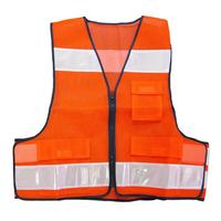 Gilet de sécurité en maille intégrale ultra-respirant, essentiel pour la prévention du crime et les patrouilles de sécurité routière | Haute visibilité et confort