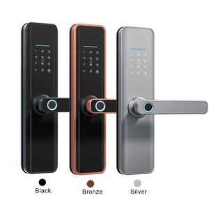 Tuya tlock app-נעילה נשלטת דלת חכמה עם כרטיס חיישן טביעות אצבע גישה מקלדת כניסה לבית מלון cerradura סוג מפתח - Product Image 4