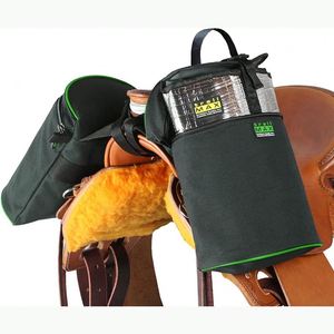 Sac de Selle Équestre BSCI Imperméable pour Cheval Western avec Porte-Bouteille – Sacs à Usage Spécifique - Product Image 2