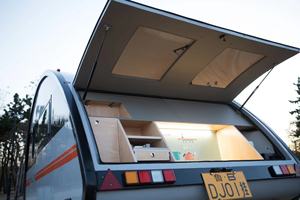 Xe cắm trại nhỏ gọn giá nhà máy, loại kéo theo địa hình, xe cắm trại du lịch ngoài trời, xe nhà lưu động để bán - Product Image 3