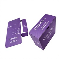 Caja de Regalo Plegable Rígida de Cartón Corrugado Moderno, Impresión de Logotipo Personalizada, Impresión UV, Grabado en Relieve, Materiales Reciclados, Embalaje Cosmético