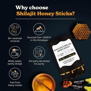 Otantik Premium Şilajit Bal Çubukları, Üstün Sağlık Faydaları İçin - Product Image 5