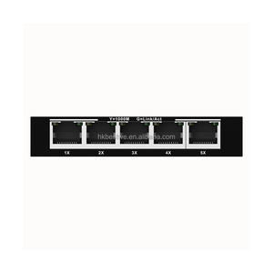 Desktop Ethernet Splitter Home Network Hub 5 <b>Ports</b> Gigabit Ethernet Switch for Home Office Ethernet Switches - Product Image 2