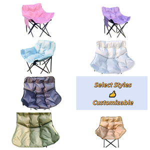 Chaise de <span class=keywords><strong>camping</strong></span> Moon Chair, tissu Oxford haute densité, poches latérales de rangement, pliable pour les articles essentiels - Product Image 4