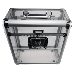Boîte de rangement <span class=keywords><strong>pour</strong></span> <span class=keywords><strong>disques</strong></span> <span class=keywords><strong>vinyles</strong></span> en vinyle transparent en acrylique, boîte de rangement <span class=keywords><strong>pour</strong></span> albums en aluminium <span class=keywords><strong>pour</strong></span> <span class=keywords><strong>disques</strong></span> de 12 pouces - Product Image 4
