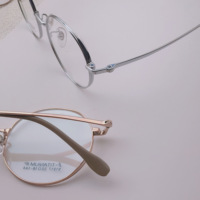 Gafas Unisex de Diseño Delgado y Texturizado con Montura Completa Redonda Ultraligera y Moderna, Patrón Geométrico, Lentes de PC de Alta Gama 91917