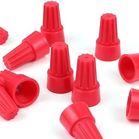 SP6 500 pièces rouge 18-10AWG vis rapide bout à bout épissure fil fermé terminaux de câble à bout torsadé connecteurs de fil