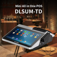 Sistema POS Todo en Uno DLSUM Mini Personalizado con Escáner Externo, Impresora Térmica, NFC y 3 Años de Garantía para Espacios Pequeños