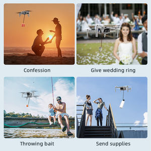 Airdrop sistemi için DJI MINI <span class=keywords><strong>2</strong></span>/Mini SE/Mini 1 balıkçılık Bait alyans teslim hayat kurtarma hediye teslim Thrower aksesuar - Product Image 3
