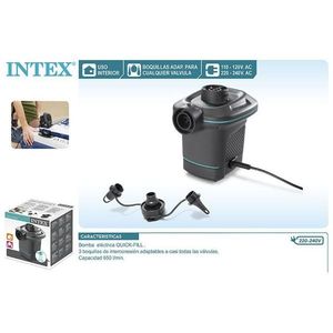 Intex Electric Air Pump Quick Fill 220-240V Indoor Use With Adaptable Nozzles - Product Image 3