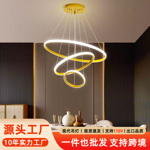 โคมไฟระย้า LED สไตล์มินิมอลทันสมัย โคมไฟซิลิโคนสีดำ AC 220V สำหรับบ้าน ห้องรับประทานอาหาร ห้องนั่งเล่น ห้องนอน - Product Image 5