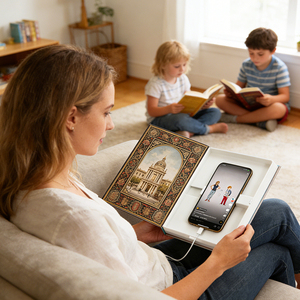 Soporte para Teléfono con Forma de Libro, Compartimento Oculto, Antirrobo, Caja de Almacenamiento de Privacidad para el Aula, Dormitorio y Hogar - Product Image 6