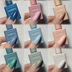 BIN 새로운 OEM 사용자 정의 15ml UV 젤 폴란드어 준비 상품 반짝이 젤 폴란드어 누드 대량 도매 - Product Image 6