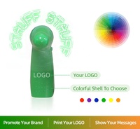 LED-Licht-Ventilator Niedliche Mini-Partyzubehör Geburtstagsfeier-Geschenke Großhandel Bunte Blinkende Lichter für Tanz und Rave