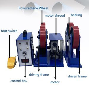 Supercnc 1 טון ריתוך סיבוב לחמניות עומס נושאת מתכווננת מעמד צינור תמיכה רולר - Product Image 6