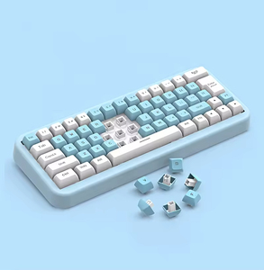 Clavier de jeu sans fil compact 63 touches avec rétroéclairage RVB arc-en-ciel, touches PBT, étanche, USB-C, pour Windows et iOS - Product Image 6